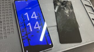 【3月25日】AQUOS Sense6画面交換【アイリペア　七光台店】