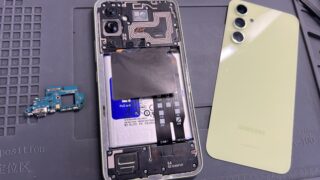 【4月19日】Galaxy A54 5Gの充電不良修理【アイリペア　七光台店】