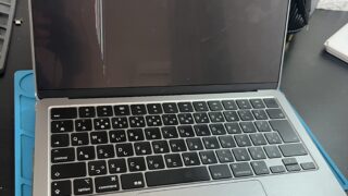 【7月18日】MacBook Air13インチ画面修理【アイリペア　七光台店】